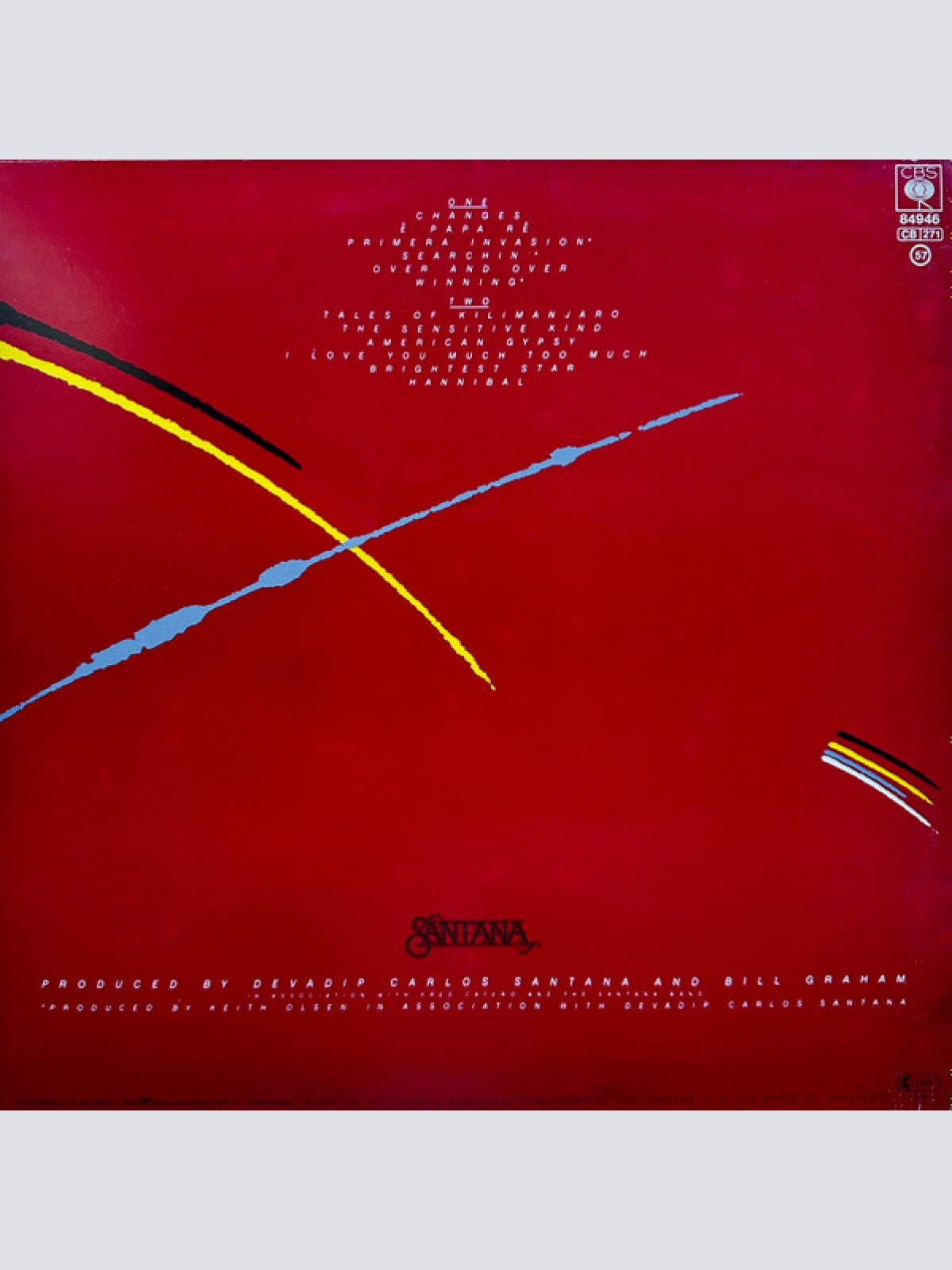 Vinyl / Santana - Zebop!