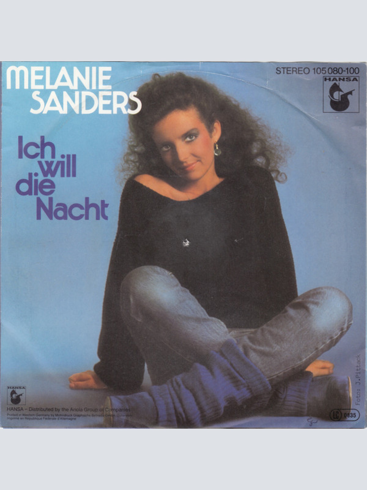 Vinyl / Melanie Sanders - Ich Will Die Nacht