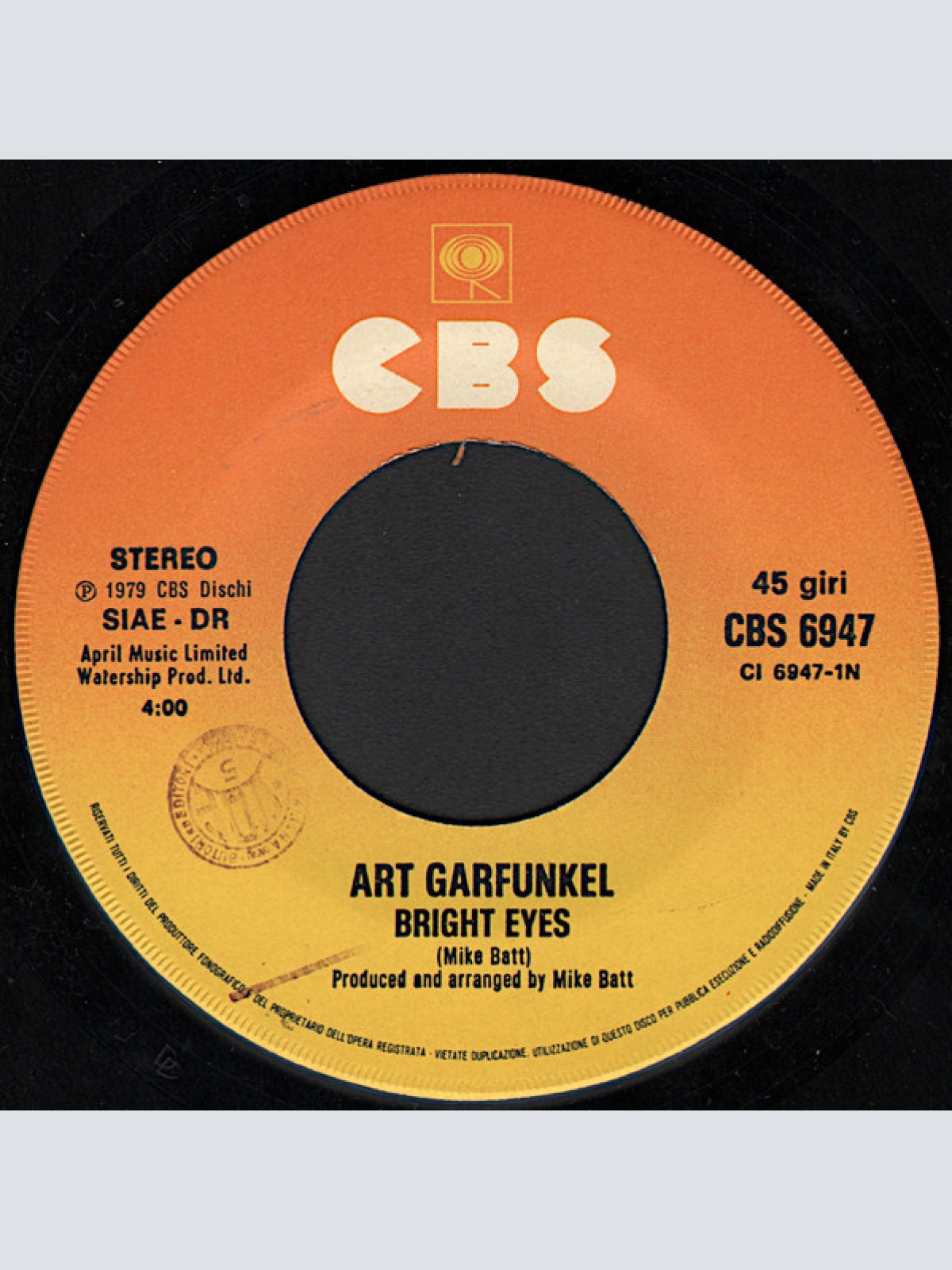 Vinyl / Art Garfunkel - Bright Eyes