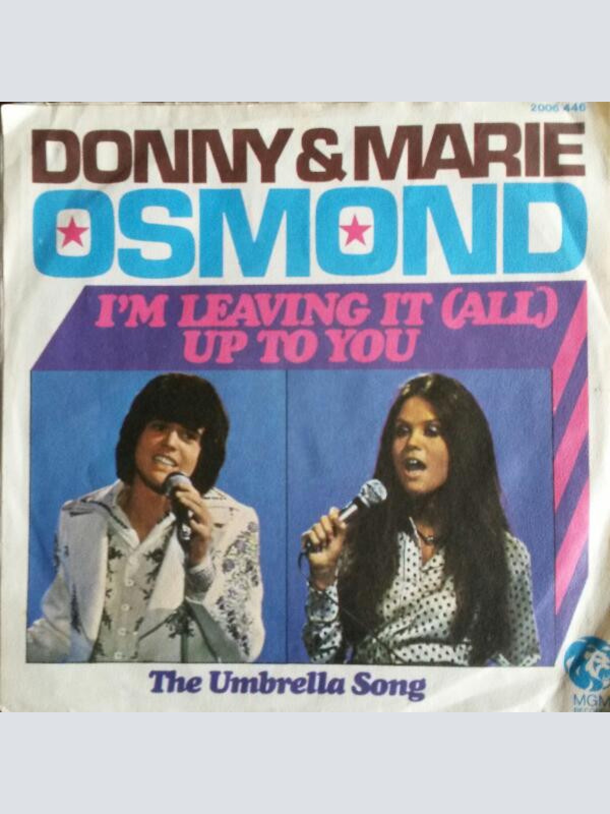 Vinyl / Donny & Marie Osmond - I'm Leaving It (All) Up To You