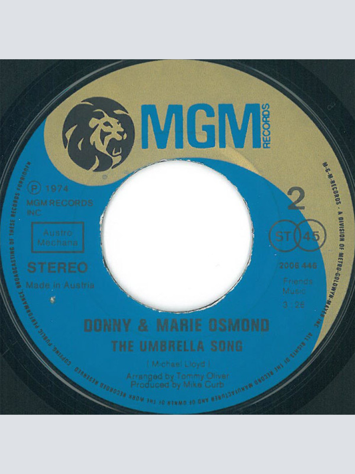 Vinyl / Donny & Marie Osmond - I'm Leaving It (All) Up To You