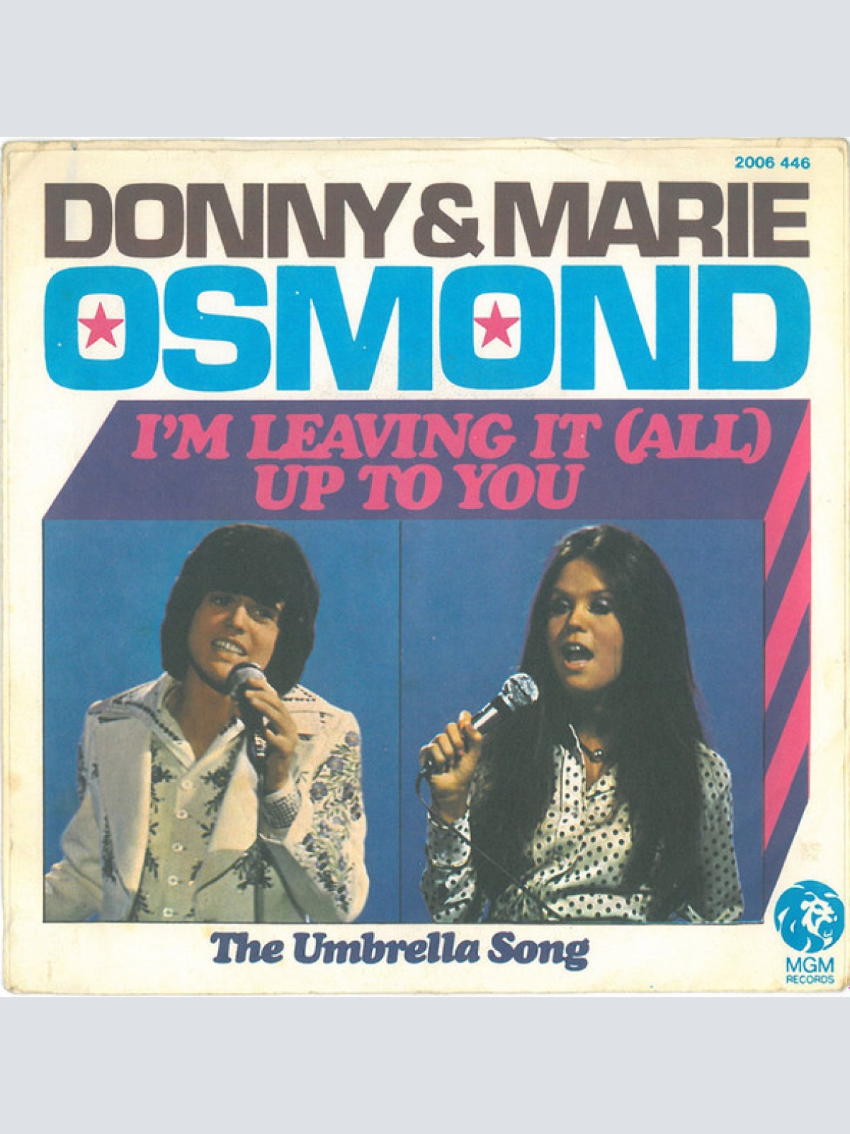 Vinyl / Donny & Marie Osmond - I'm Leaving It (All) Up To You