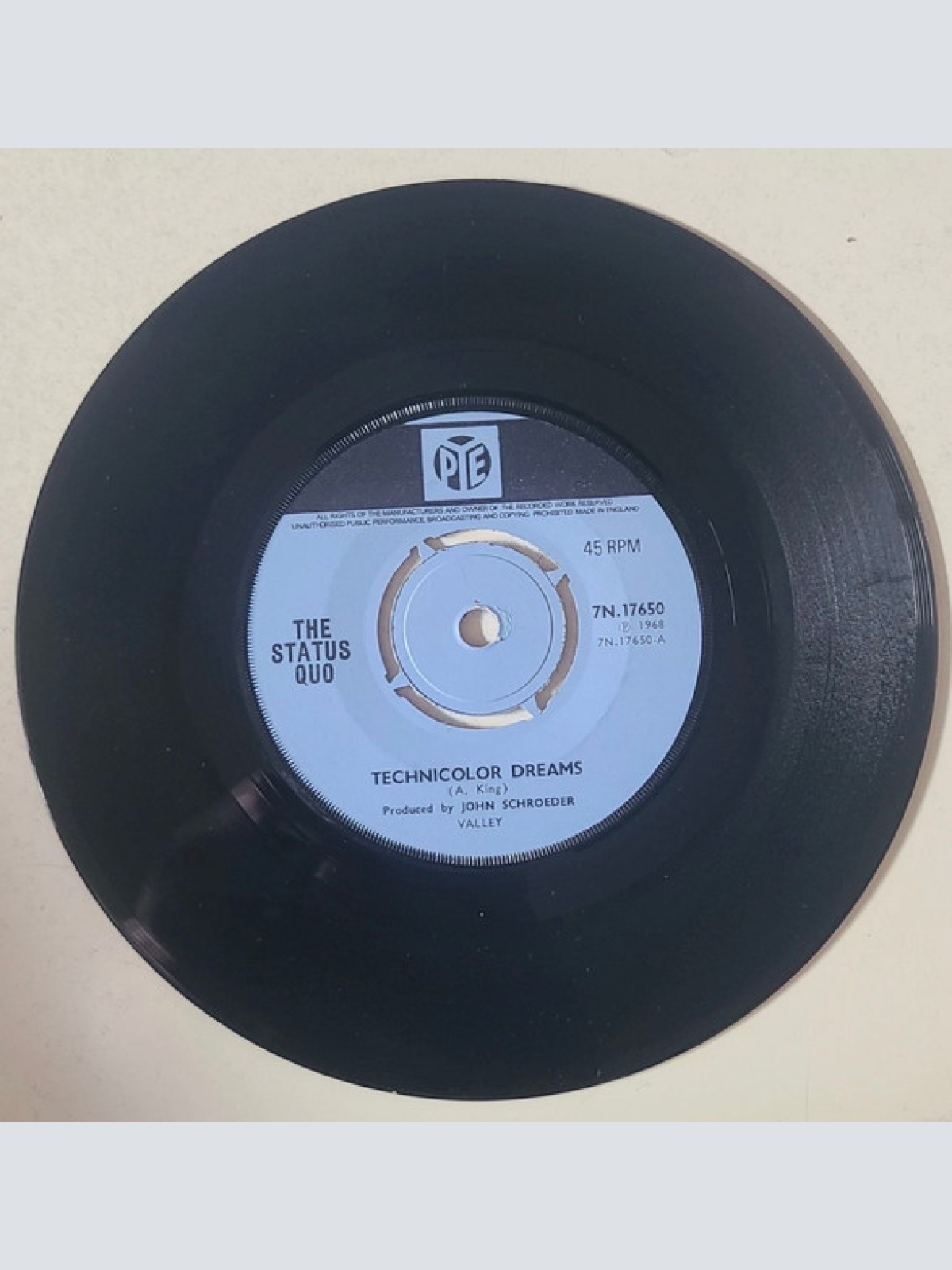 Vinyl / The Status Quo* - Technicolor Dreams