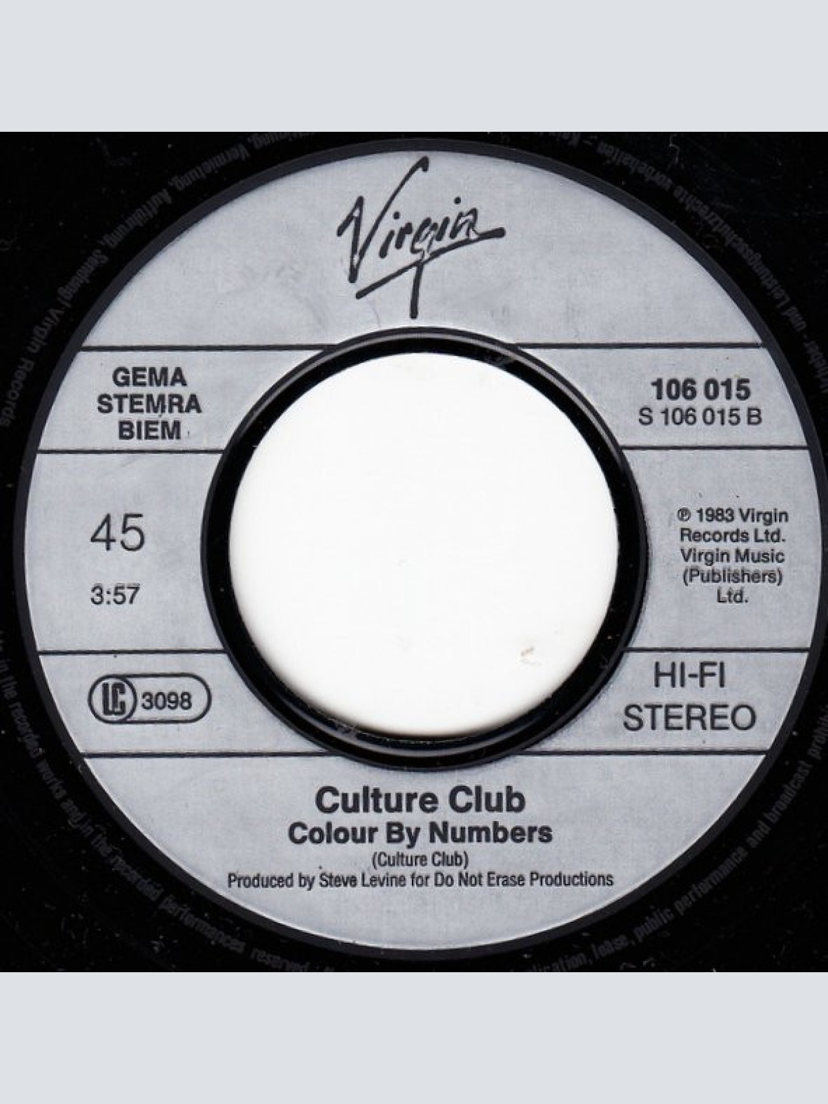 Vinyl / Culture Club - Victims