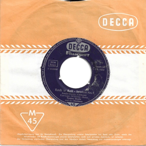Vinyl / Tommy Steele And The Steelmen - Rock 'n' Roll - Session Nr. 1