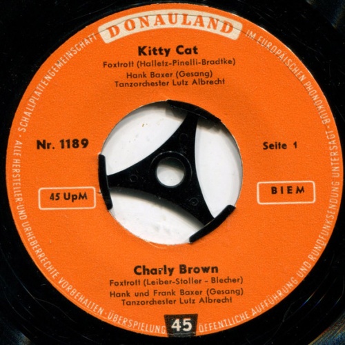 Vinyl / Hank Baxer - Frank Baxer - Tanzorchester Lutz Albrecht* - Kitty Cat / Charly Brown / Manhattan Spiritual / Venus