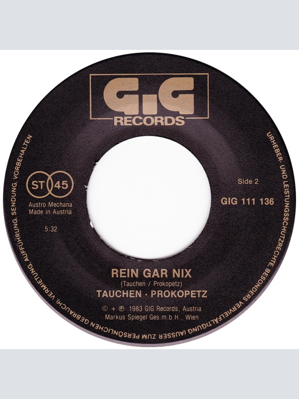 Vinyl / Tauchen Prokopetz* - Codo