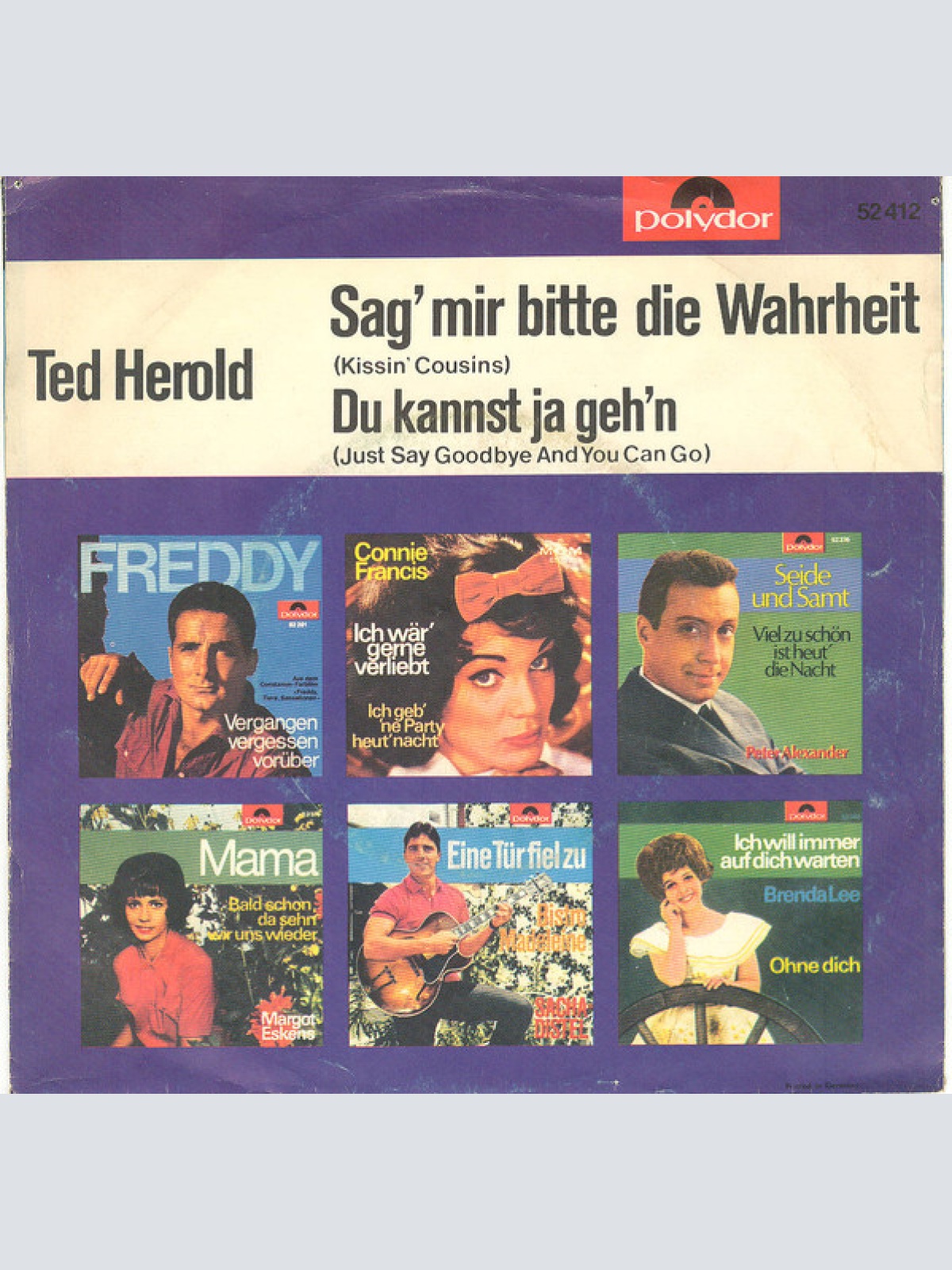 Vinyl / Ted Herold - Sag' Mir Bitte Die Wahrheit