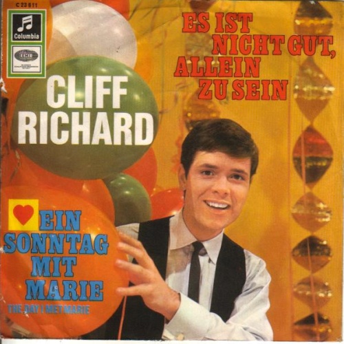 Vinyl / Cliff Richard - Es Ist Nicht Gut, Allein Zu Sein / Ein Sonntag Mit Marie (The Day I Met Marie)