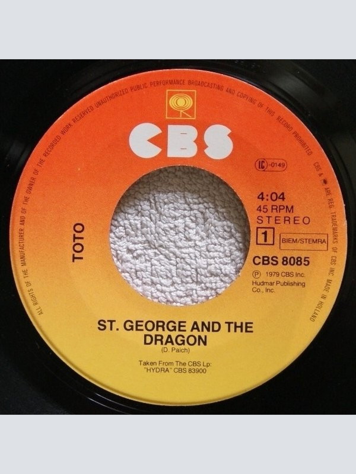 Vinyl / Toto - St. George And The Dragon