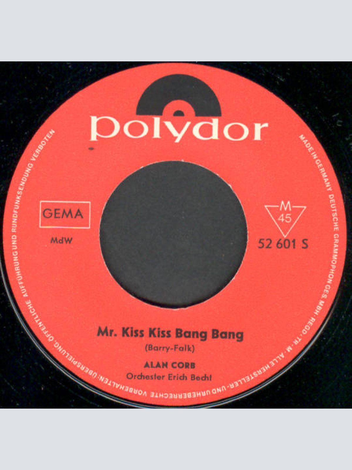 Vinyl / Alan Corb - Feuerball (Thunderball)