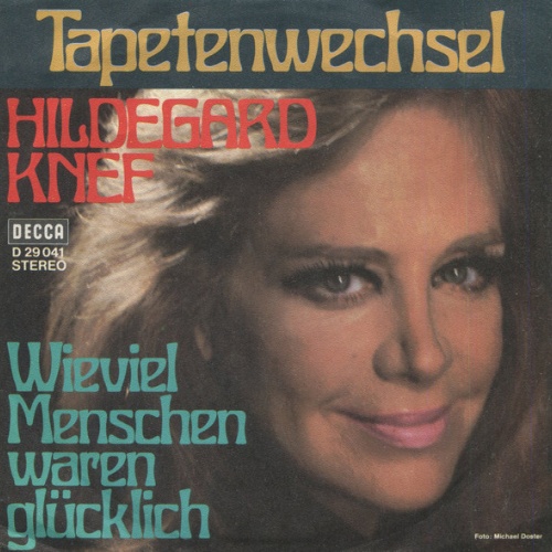 Vinyl / Hildegard Knef - Tapetenwechsel / Wieviel Menschen Waren Glücklich