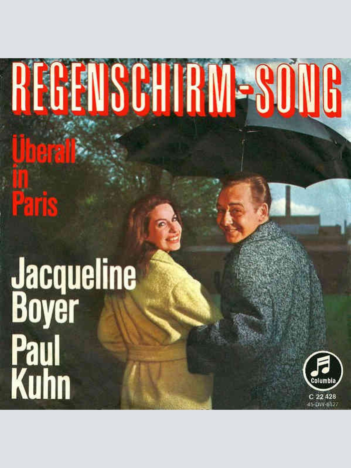 Vinyl / Jacqueline Boyer, Paul Kuhn - Regenschirm-Song