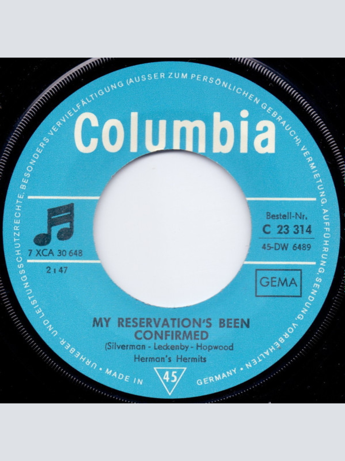 Vinyl / Herman's Hermits - No Milk Today