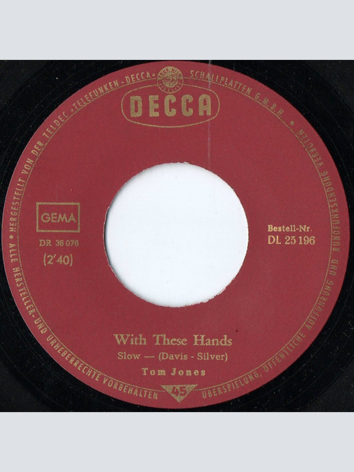 Vinyl / Tom Jones - What's New Pussycat?