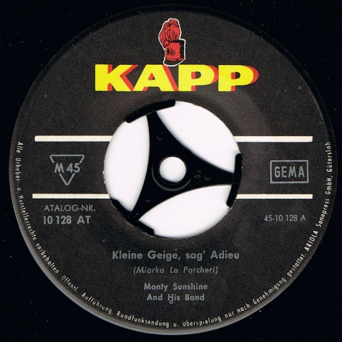 Vinyl / Monty Sunshine And His Band - Kleine Geige, Sag' Adieu / Hofkonzert Im Hinterhaus