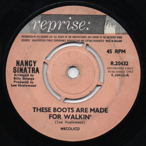 Vinyl / Nancy Sinatra - These Boots Are Made For Walkin'