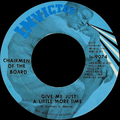 Vinyl / Chairmen Of The Board - Give Me Just A Little More Time