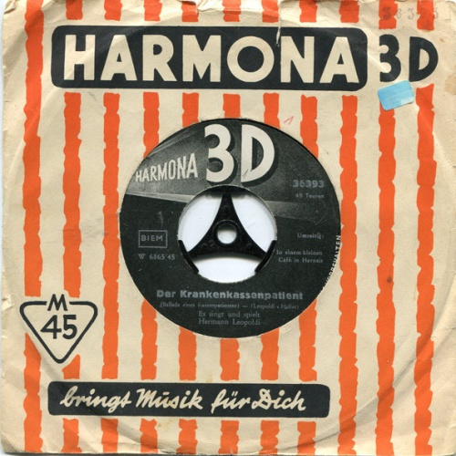 Vinyl / Hermann Leopoldi - Der Krankenkassenpatient / In Einem Kleinen Café In Hernals