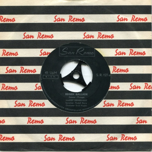 Vinyl / Margit Dennhardt - Regen Ballade / Li-La-Lady