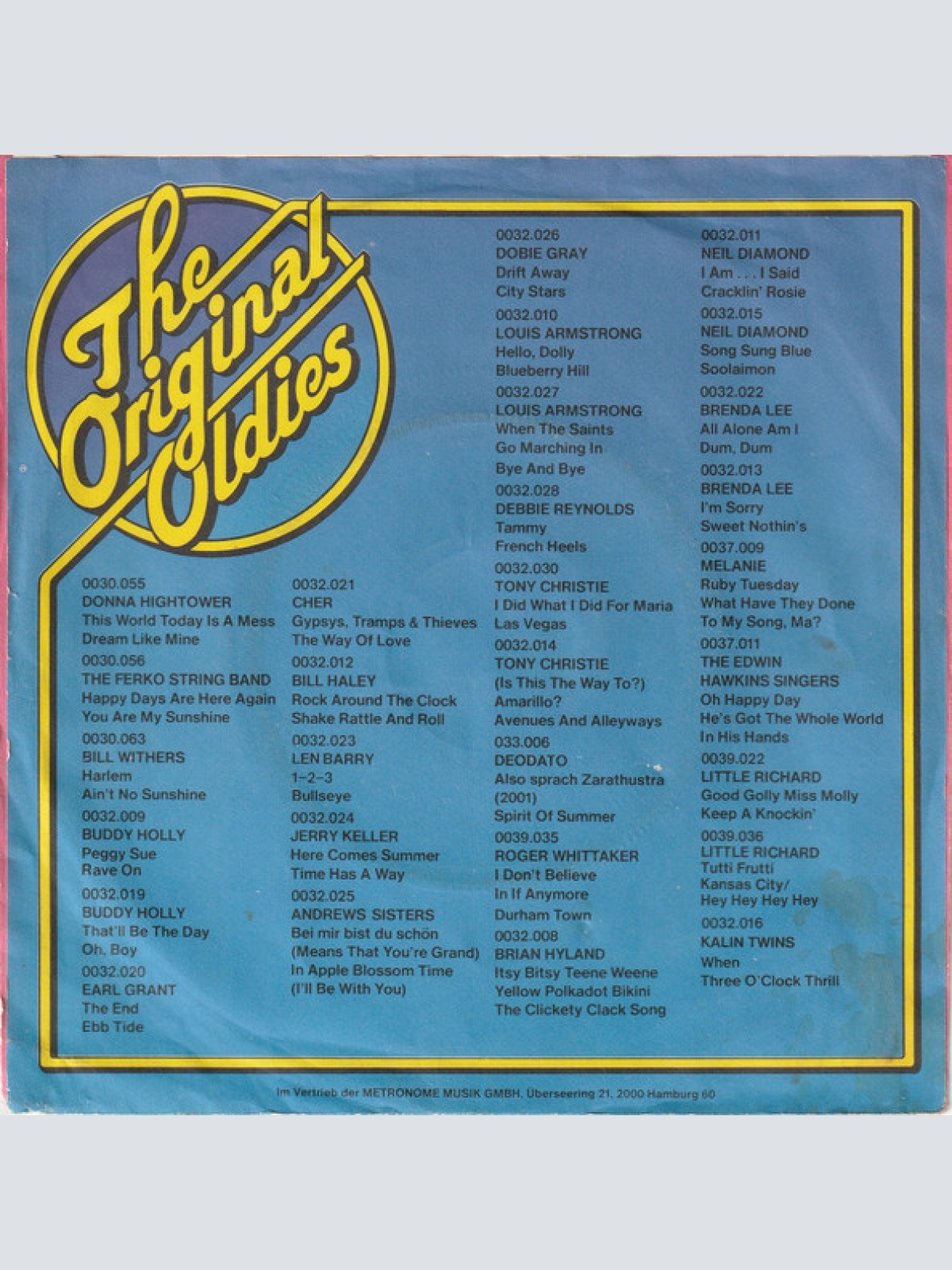 Vinyl / Tony Christie - I Did What I Did For Maria