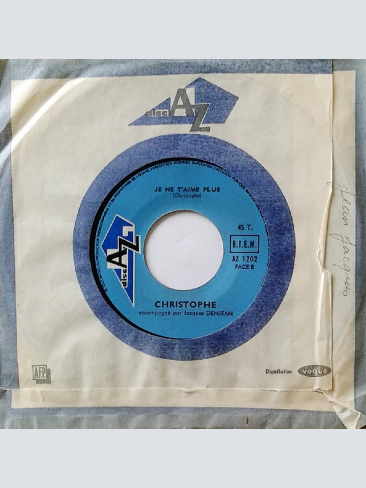 Vinyl / Christophe - Aline