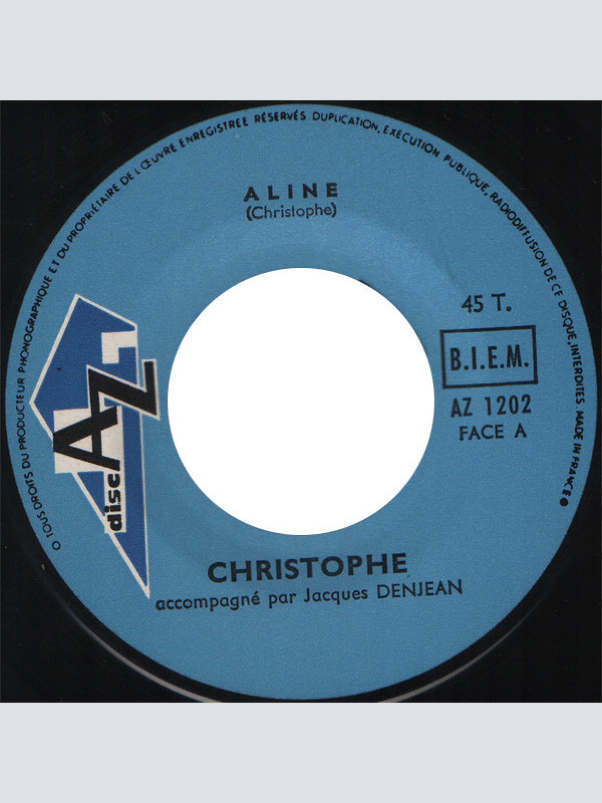 Vinyl / Christophe - Aline