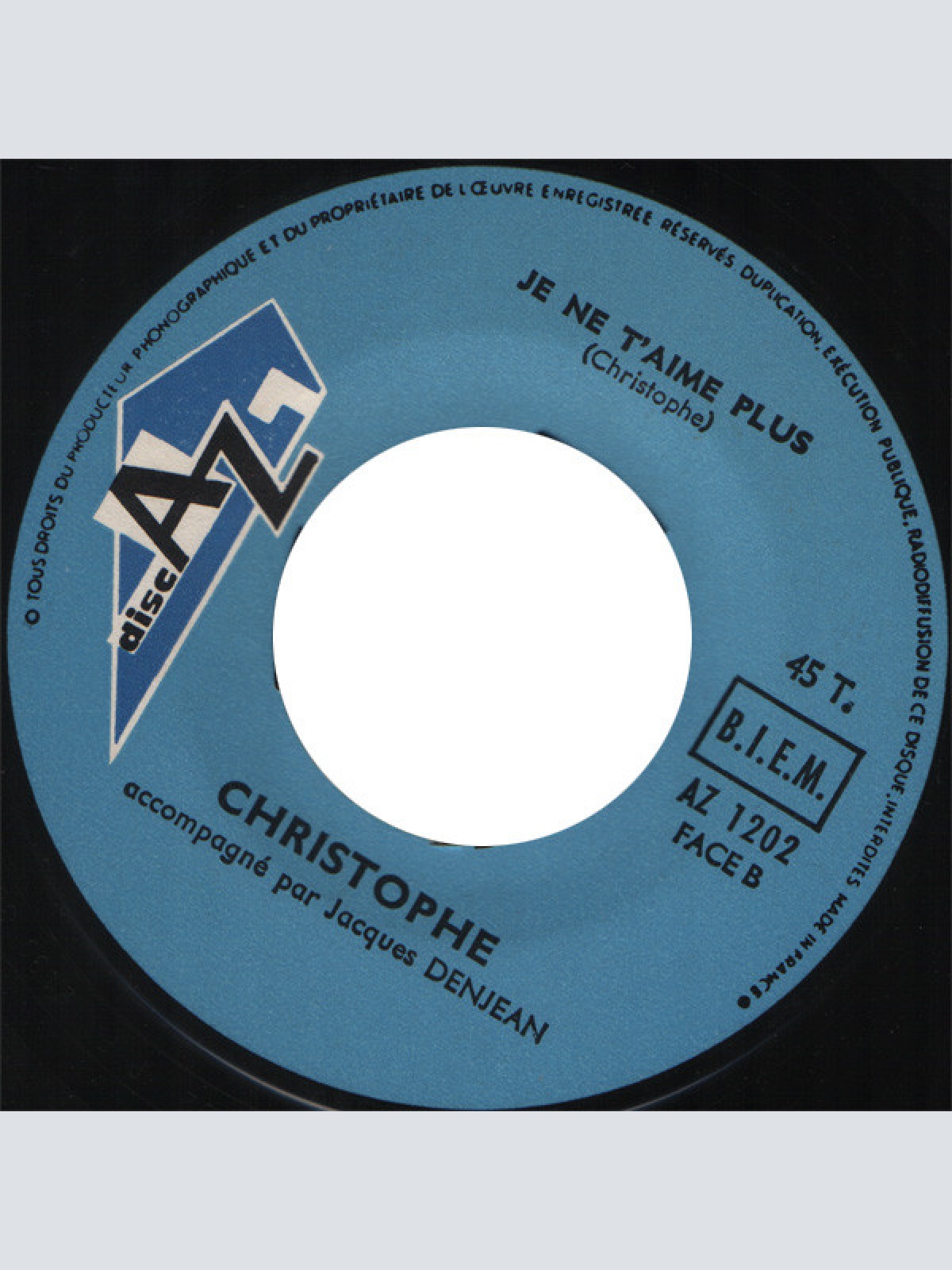 Vinyl / Christophe - Aline