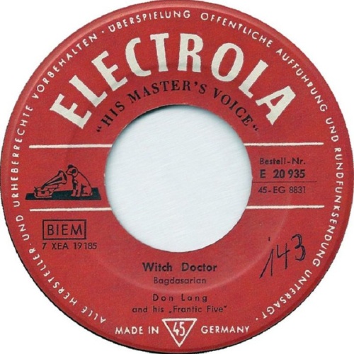 Vinyl / Don Lang And His "Frantic Five"* - Witch Doctor
