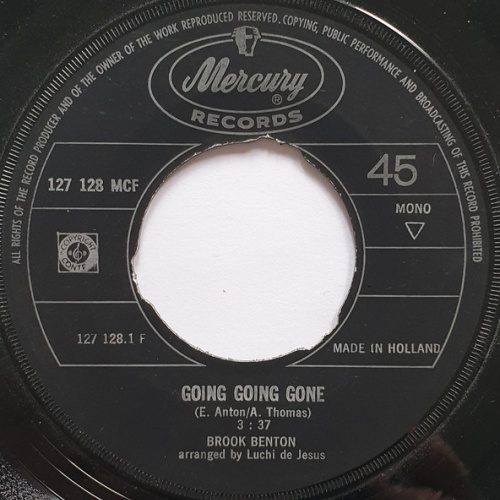 Vinyl / Brook Benton - Going Going Gone