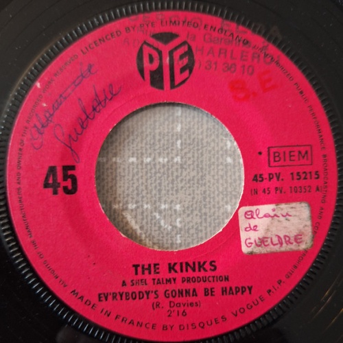 Vinyl / The Kinks - Ev'rybody's Gonna Be Happy