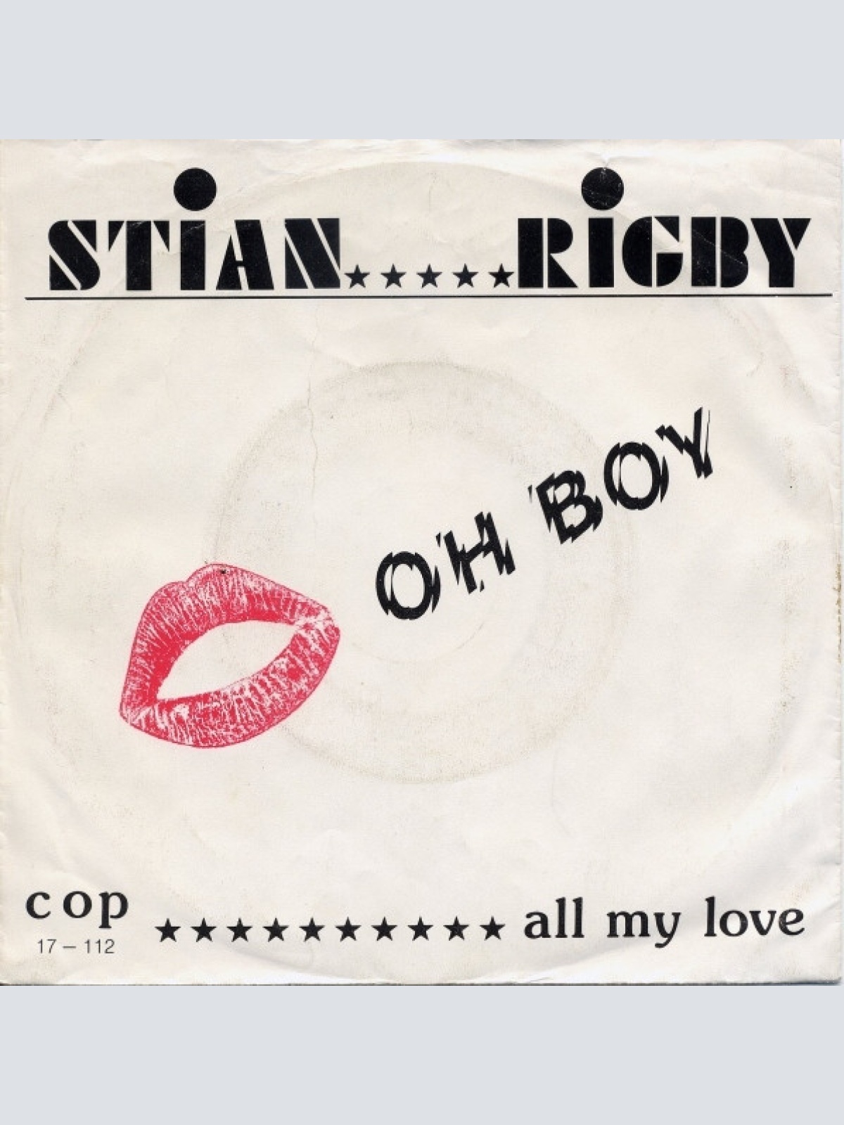 Vinyl / Stian Rigby - Oh Boy