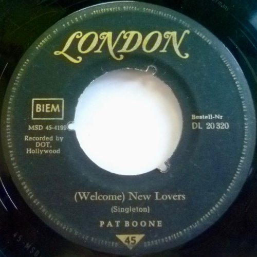 Vinyl / Pat Boone - (Welcome) New Lovers / Words