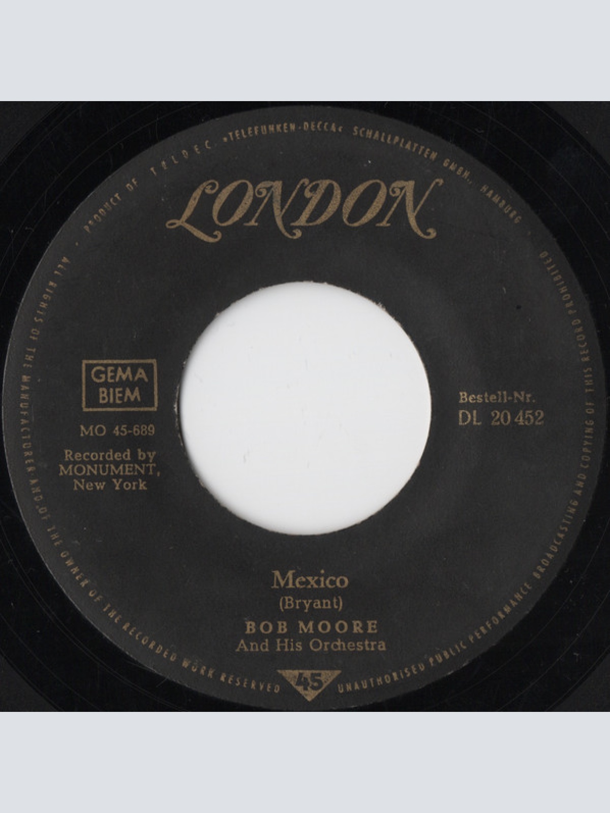 Vinyl / Bob Moore Und Sein Orchester* - Mexico / Hot Spot