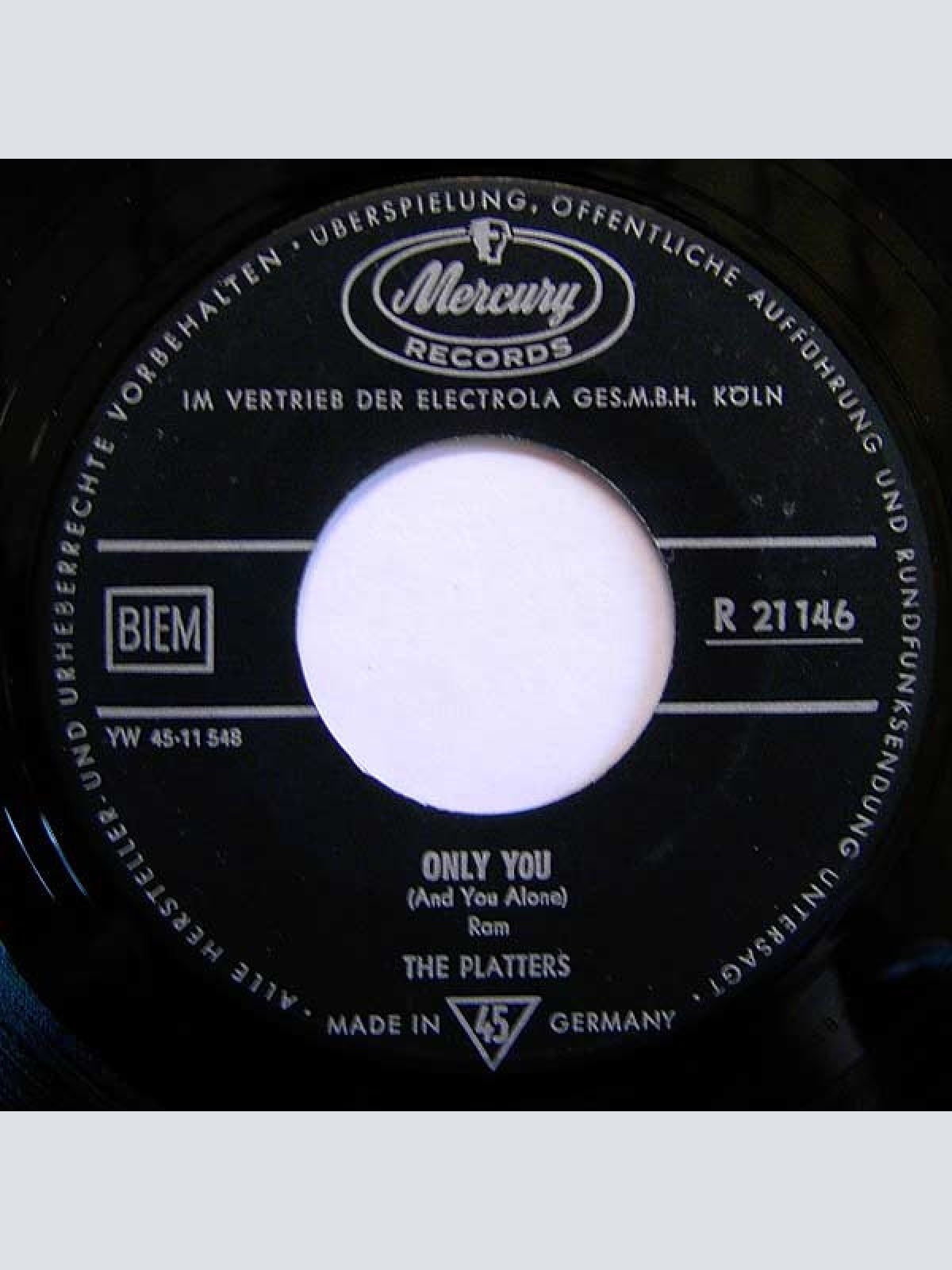 Vinyl / The Platters - Only You / The Great Pretender