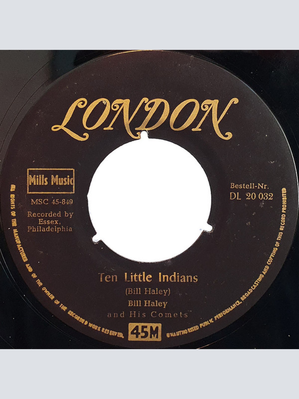 Vinyl / Bill Haley And His Comets - Ten Little Indians / Rocking Chair On The Moon