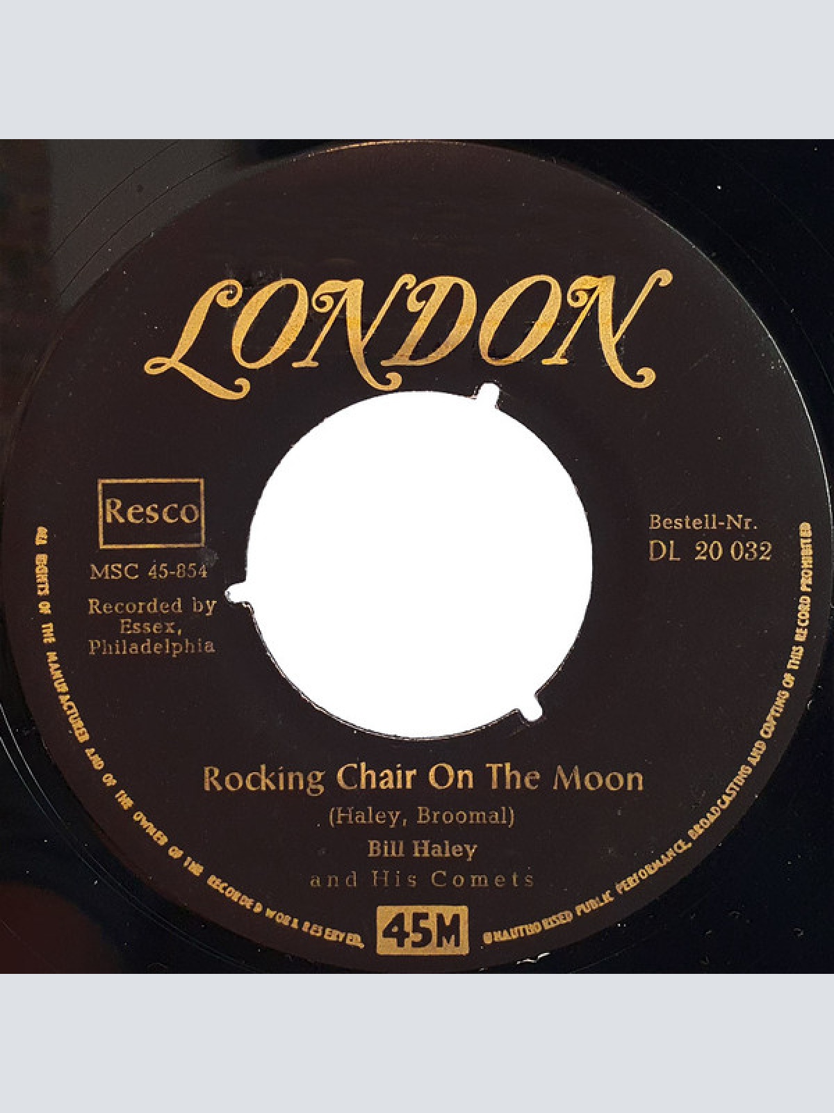 Vinyl / Bill Haley And His Comets - Ten Little Indians / Rocking Chair On The Moon