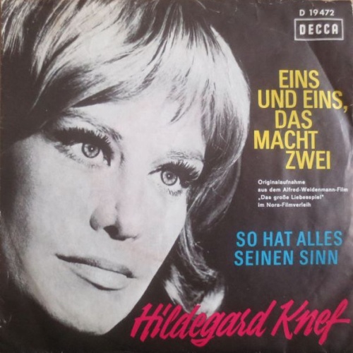 Vinyl / Hildegard Knef - Eins Und Eins, Das Macht Zwei / So Hat Alles Seinen Sinn