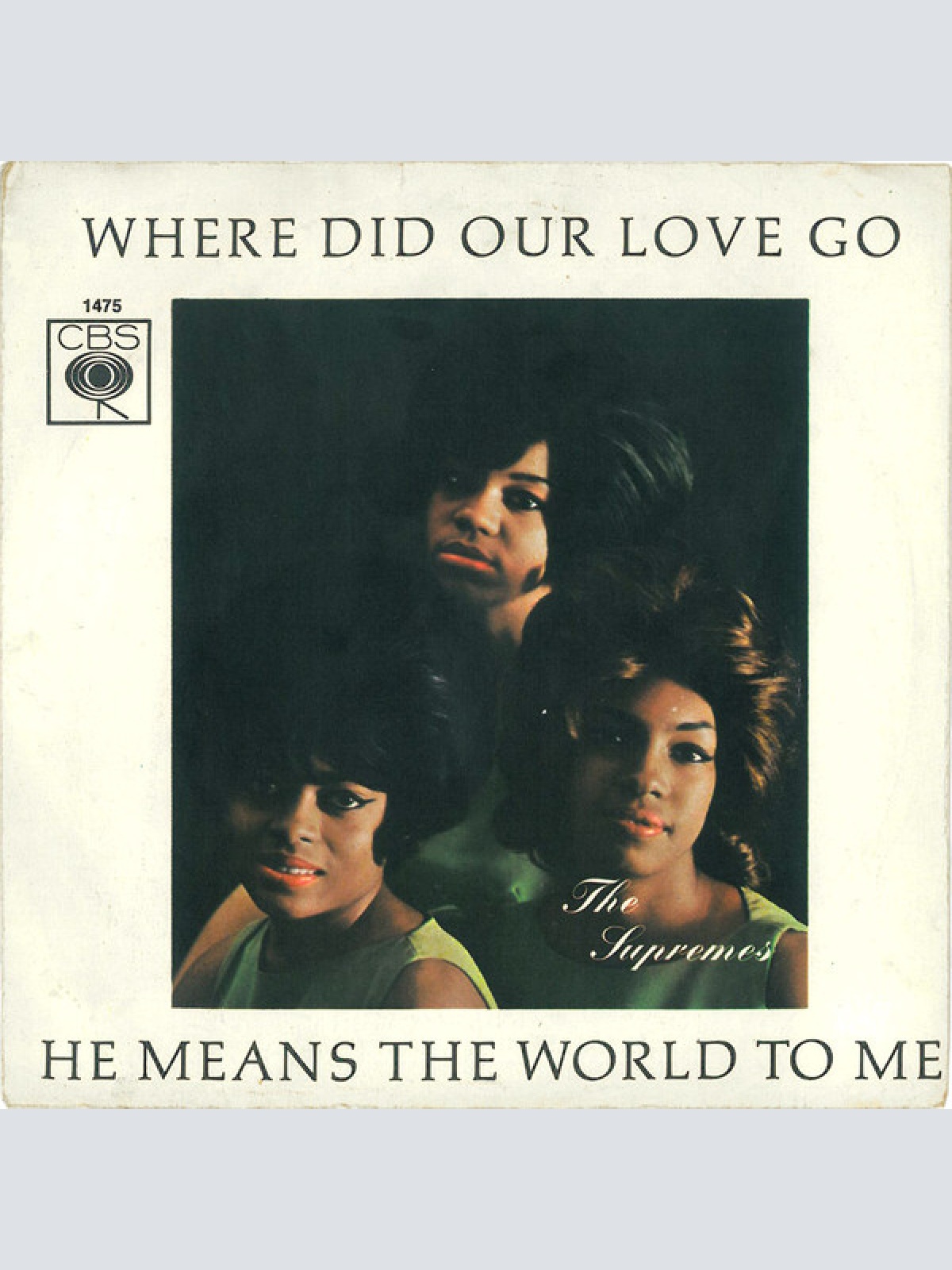 Vinyl / The Supremes - Where Did Our Love Go / He Means The World To Me