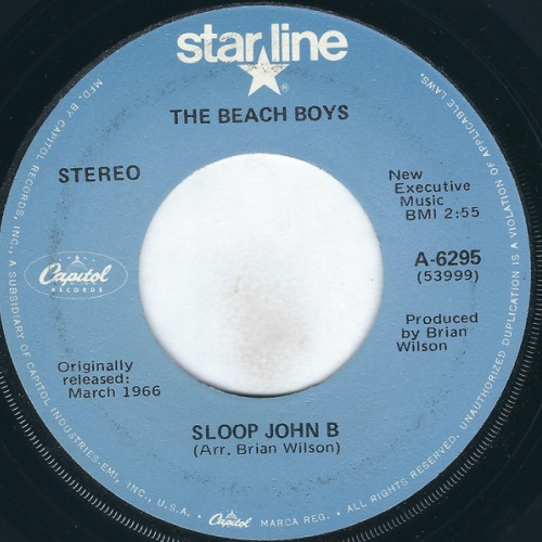 Vinyl / The Beach Boys - Sloop John B