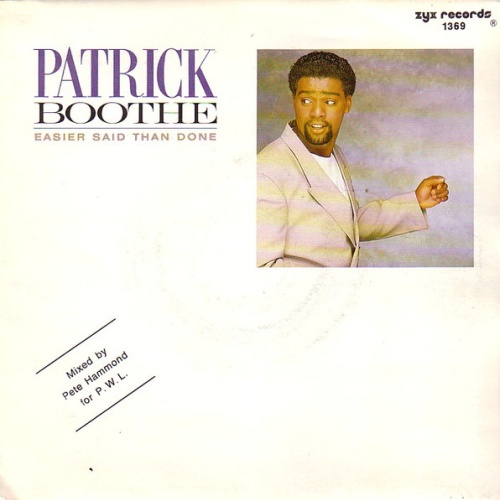 Vinyl / Patrick Boothe - Easier Said Than Done