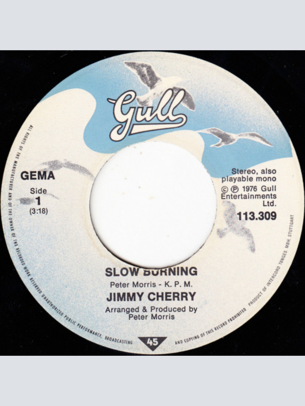 Vinyl / Jimmy Cherry - Slow Burning