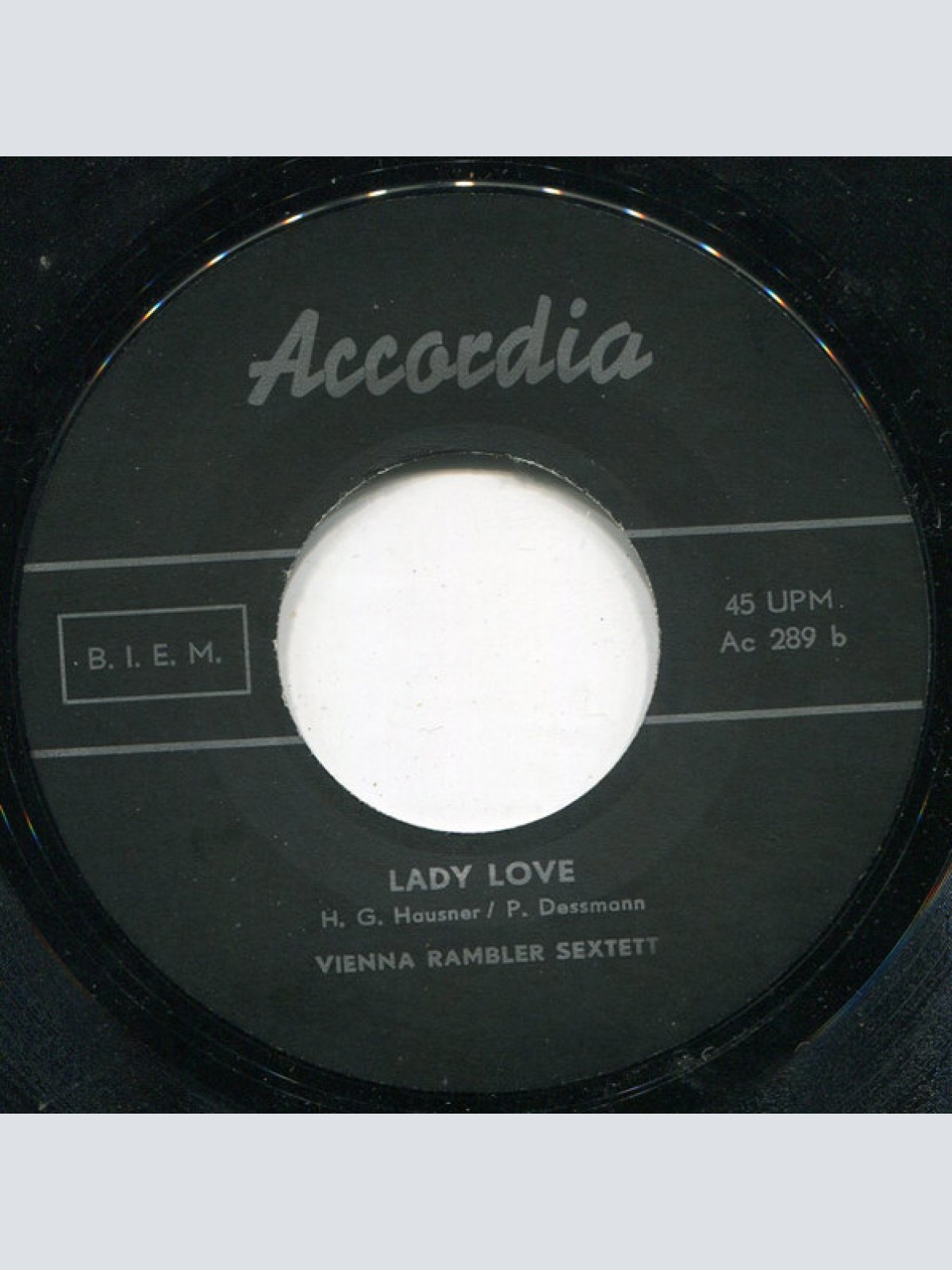 Vinyl / Vienna Rambler Sextett - Party Girl / Lady Love