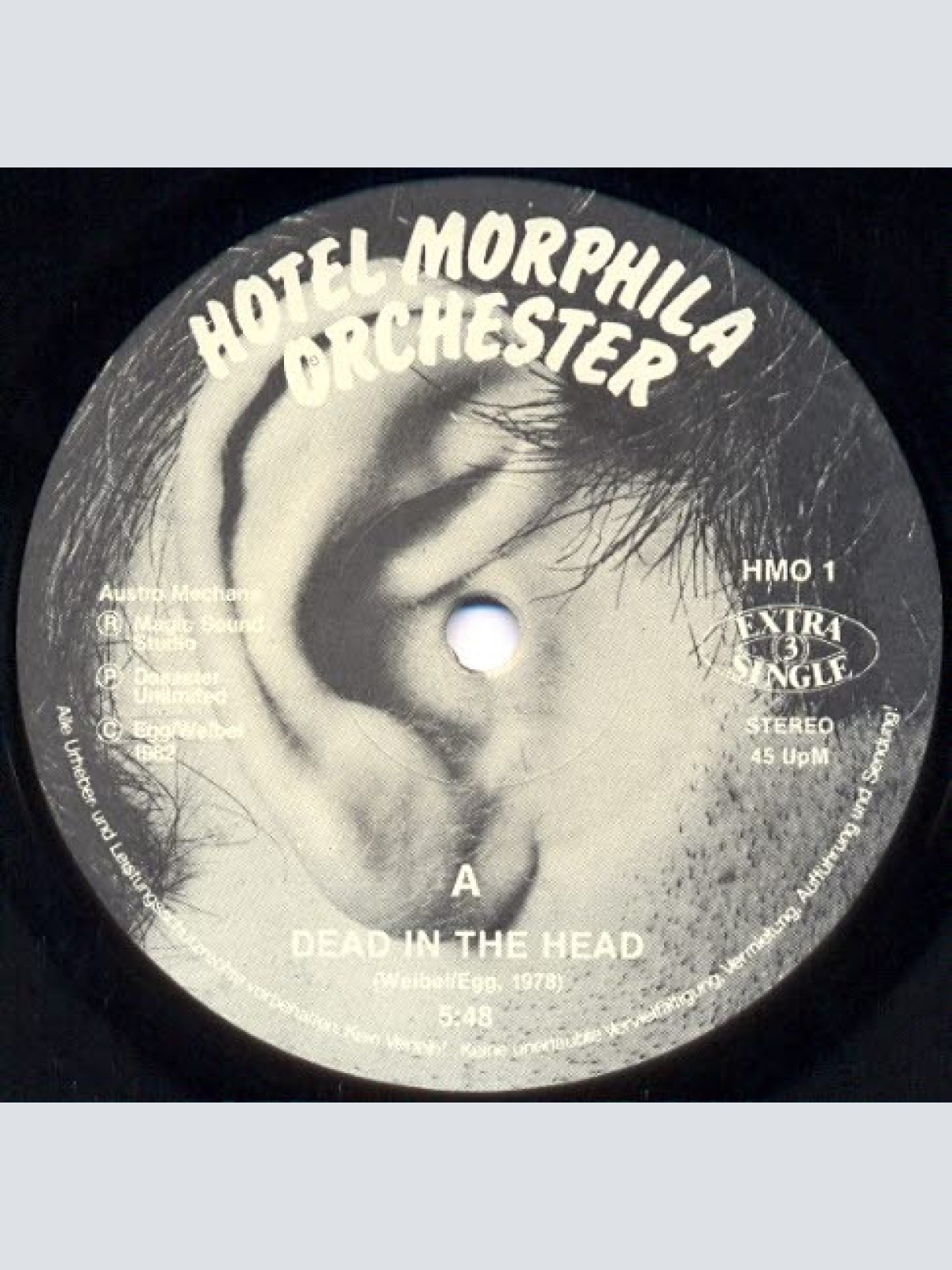 Vinyl / Hotel Morphila Orchester - Dead In The Head