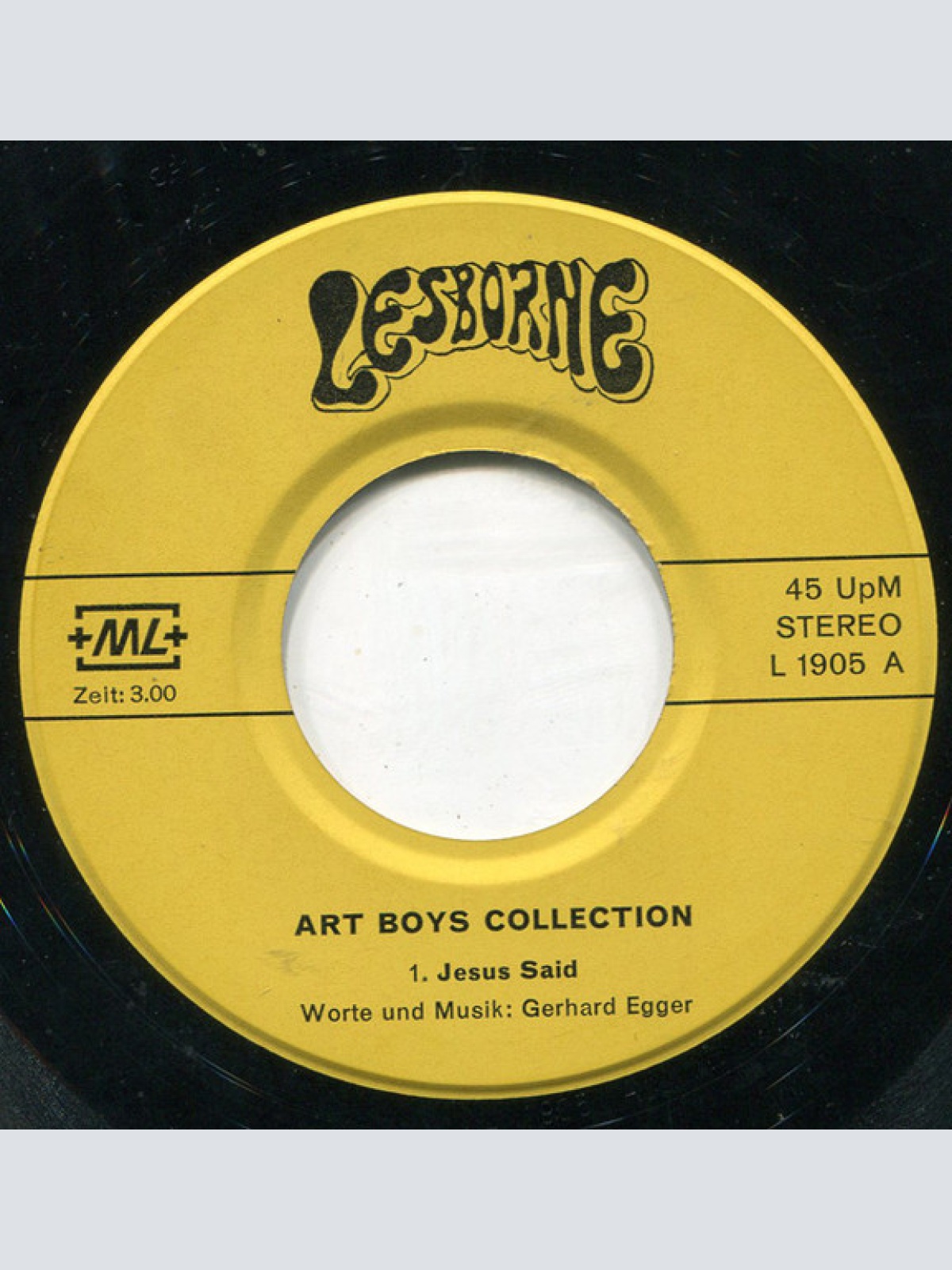 Vinyl / Art Boys Collection - Jesus Said