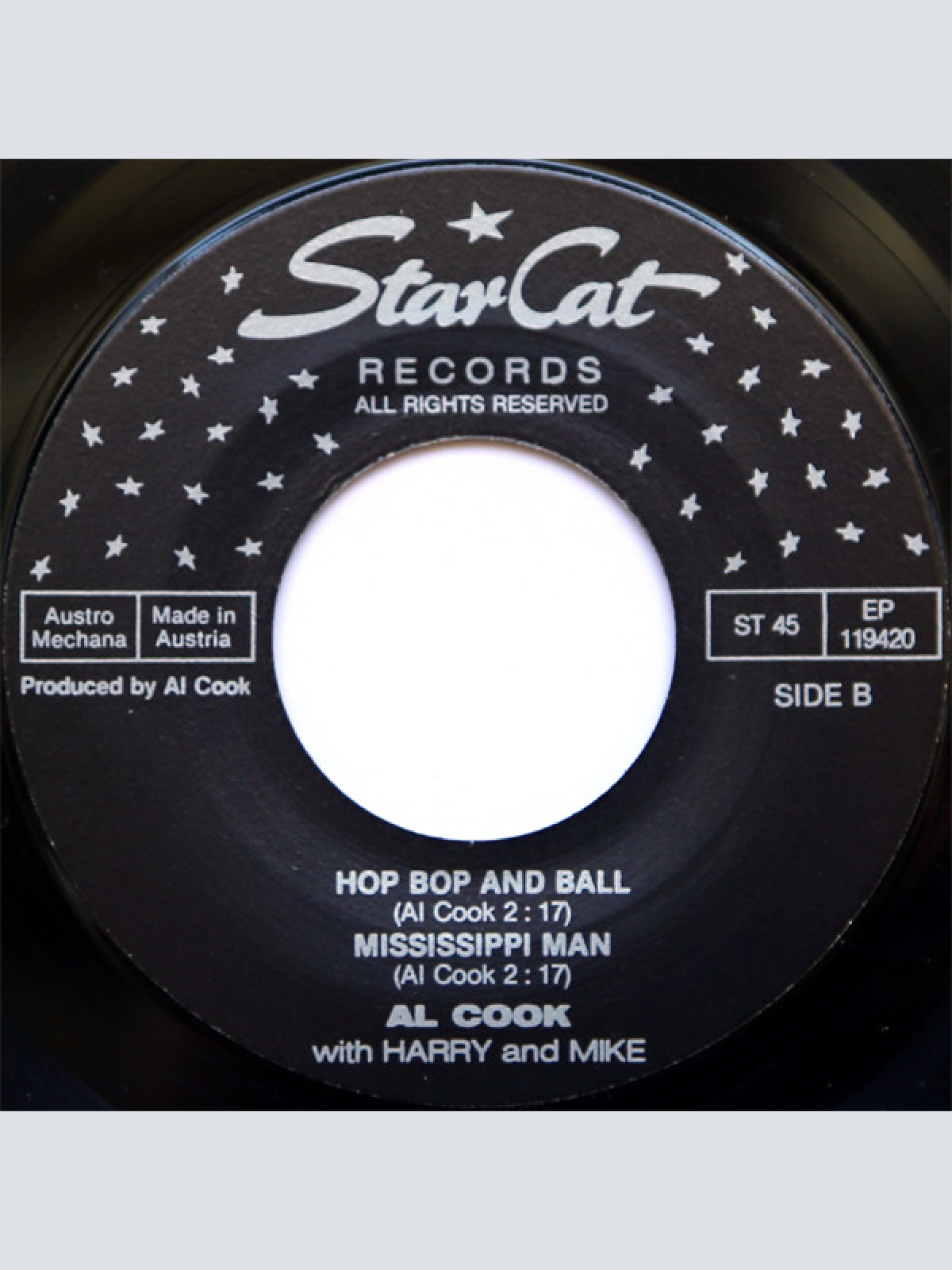 Vinyl / Al Cook (2) With Harry* And Mike* - Memphis 1954