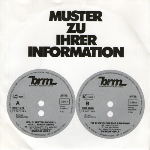 Vinyl / Swingin' Girls - Hello, Mister Boogie - Hello, Mister Swing