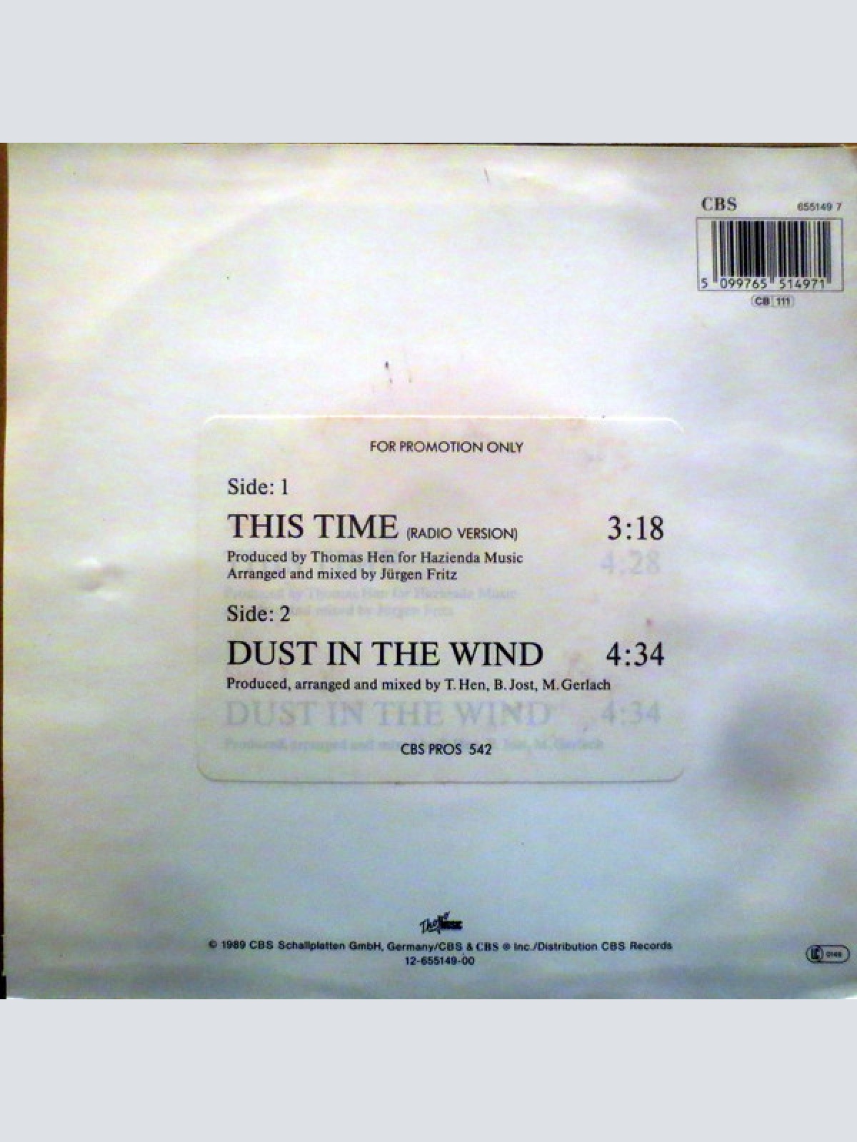 Vinyl / Akina Stevens And The Winners (4) - This Time