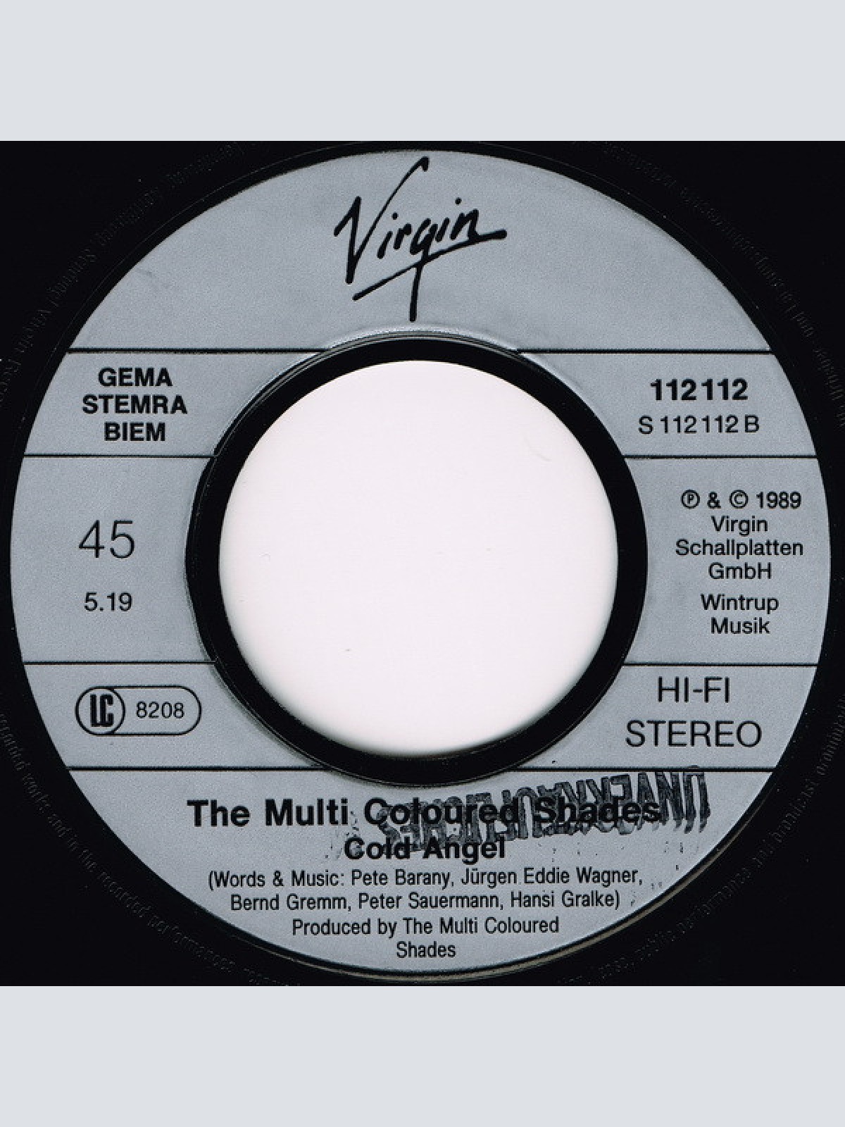 Vinyl / The Multi Coloured Shades* - Live My Life