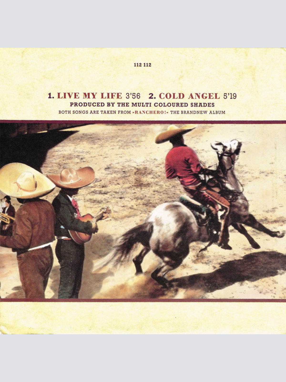 Vinyl / The Multi Coloured Shades* - Live My Life